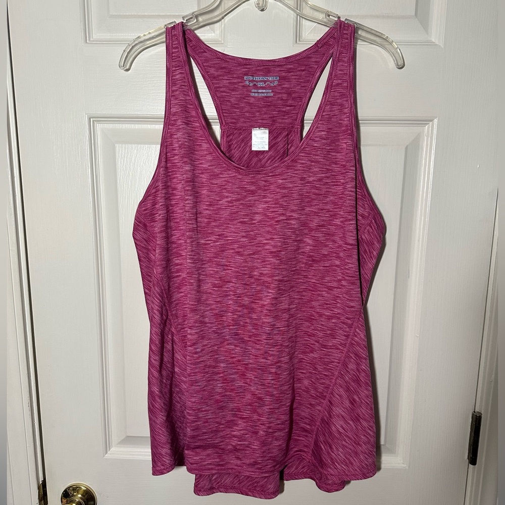 Southern Tide Heathered Pink Racerback Tank